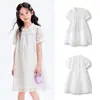 Vestido de Verão Infantil Balabala, Vestido Infantil Estampado Estilo Nacional, Novo Vestido Princesa com Botões Estilo Chinês, Estiloso para Bebês de Um Ano