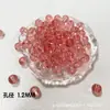 Alta permeabilidade gelo contas transparentes imitação cristal contas soltas contas esmaltadas contas passantes pulseira DIY artesanal contas para cordão contas de vidro acessórios