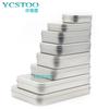 Caixa Quadrada de Folha de Flandres Pen Drive Pinça de Metal Caixa de Armazenamento para Embalagem Placa Gua Sha Cortador de Unhas Caixa de Embalagem com Tampa