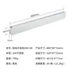 Estante magnético de acero inoxidable para cuchillos de pared, soporte magnético para cuchillos de cocina, estante de almacenamiento magnético para cuchillos sin taladro, organizador de cuchillos de cocina