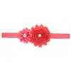 Diadema infantil de girasol Borde crudo doce ángulo color sólido diadema de bebé accesorios para fotografía de bebé tocado 24 colores