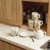 Taza Mini Oso Pequeño Súper Linda Juguete de Comida Miniatura Modelo Decoración de Casa de Muñecas Escena Accesorios Hechos a Mano DIY Venta al por Mayor