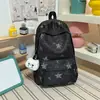 Mochila estilo coreano para chica dulce con bordado de estrellas, un diseño fresco y alegre, perfecta para el uso diario de chicas de secundaria y preparatoria, ya sea para la escuela o para ir de compras.