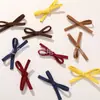 Estilo Coreano Sencillo y Versátil Gamuza Lazo Anudado a Mano Accesorios DIY Accesorios para el Cabello Ropa Fundas para Teléfono Móvil Accesorios para Joyería Venta al por Mayor