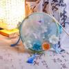 Linterna de Conejo del Festival del Medio Otoño Terminada Portátil Luminosa Linterna de Conejo de Jade Linterna de Loto Accesorios Antiguos Hanfu Linterna de Mano