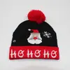 Sombrero de Navidad Luminoso LED para Adultos y Niños de Otoño e Invierno Set de Bufanda y Gorro Tejido de Papá Noel Estilo Infantil