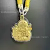 Oro 999 Oro Puro Gato Oro Hola Teléfono Colgante Llavero Regalo para Novia Colgante de Bolsa Kitty