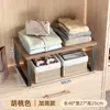Armario ahorrador de espacio para ropa y bolsos, organizador, zapatero de armario, estantes divisores internos de múltiples capas, estante multicapa
