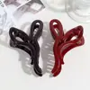 Presilha de Garra Grande para Cabelo em Forma de Coração Brilhante, Estilosa e Simples, para Penteados Presos na Parte de Trás da Cabeça, Acessório de Cabelo Tipo Pinça Tubarão para Mulheres, Atacado