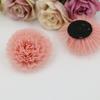 Acessórios de flor de sapato atacado DIY coreano feito à mão placa de fio flor acessórios de cabelo para crianças anel de cabelo segurando materiais decorativos de flores
