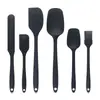 Conjunto de Silicone para Assar com 6 Peças Raspador de Silicone Tudo-em-Um Pá em T Espátula Faca para Creme Raspador de Geleia Ferramenta de Assar