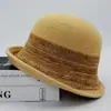 Sombrero de Pescador para Mujer, Gama Alta, Nuevo Estilo Otoño e Invierno, Elegante y con Estilo, Sombrero de Ala Enrollada Que Hace que el Rostro Parezca Más Pequeño, Sombrero de Invierno, Cálido de Punto