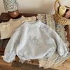 Ropa Infantil Estilo Coreano 2026 Nuevo Suéter de Punto para Niñas Otoño Estiloso Lazo Conjunto de Otoño e Invierno para Niños