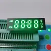 Fornecimento Direto da Fábrica de Relógio LED Digital de 4 Dígitos, Tubo Digital LED de 4 Dígitos, Tela Digital LED Verde de 7 Pinos em Linha Única, Display Digital de Áudio