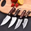 Faca de exterior de fábrica martelo de forjamento multifuncional padrão de martelo faca de carne manual camping portátil pequena faca reta sobrevivência ao ar livre autodefesa
