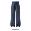 Pantalones Blancos de Pierna Recta Estilo Nuevo Otoño 2026 con Bordado de Bolsillo M-5XL HK26924-Especial P18