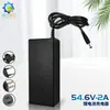 Cargador de batería de litio 54.6v 2A scooter de equilibrio de dos ruedas coche eléctrico Harley cargador 18650