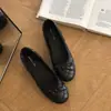 Zapatos Planos Redondos Franceses con Lazo para Mujer 2026 Suela Suave Aumento Interno de Altura Pies que No se Cansan Versátiles para el Trabajo Bailarinas