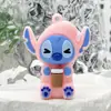 Nuevo Llavero de Muñeca Stitch Caja Sorpresa Stitch Postre Lilo y Stitch Plástico Blando PVC Colgante Pequeño para Mochila Escolar
