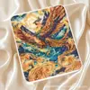 Thangka Pintura de Pedras Preciosas Feita à Mão Thangka Tara Verde Acessórios de Joias Vida Passada e Presente Deus Amarelo da Riqueza Imagem Intercambiável Pingente Thangka