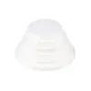 Papel Redondo para Cozinhar no Vapor de Grau Alimentício, Resistente a Altas Temperaturas, Antiaderente, Papel Manteiga Perfurado, Papel para Cozinhar no Vapor, Base de Papel para Pães, Especial para Assar