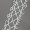 Bordado Encaje Blanco Accesorios DIY Hecho a Mano DIY Cortado Decorativo Ropa Costura Cortina Material de Encaje