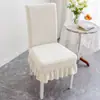 Funda de silla universal para cuatro estaciones para uso en el hogar, respaldo antideslizante todo en uno, funda de silla de comedor integrada, elástica y engrosada
