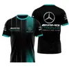 Camiseta de Corrida Secagem Rápida Verão Esportes ao Ar Livre e Lazer Traje de Corrida F1 Camiseta de Gola Redonda Manga Curta Traje de Ciclismo Personalização