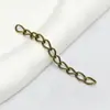 Cadena de Extensión para Collar de Metal, Cadena de Cola de Extensión que Conserva el Color, Cadena de Ajuste para Alargar Pulseras y Collares, Materiales de Accesorios para Joyería DIY