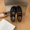 Zapatos planos Mary Jane estilo coreano con tira cruzada y puntera dividida, modelo nuevo 2026, zapatos de mujer de una sola tira, suela blanda, corte bajo