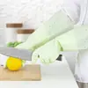 Guantes Sanhan para lavar platos Limpieza de cocina Guantes para el hogar Impermeables Duraderos Forrados de felpa Gruesos Guantes para lavar ropa Alargados