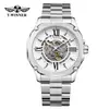 T-Winner/Victor 8184 Estilo Europeo y Americano Moda Masculina Corte Casual Movimiento Mecánico Reloj para Hombres de Negocios