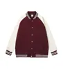 Jaqueta de Baseball Masculina 2026 Primavera e Outono Color Block Clássica Solta Casual Gola Redonda Gola Alta Barra de Botões