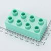 Compatible con partícula grande para Huimei cliente feliz 2 x 4 ladrillo grueso/8 agujeros plástico bloques de construcción de partícula grande accesorios a granel AliExpress