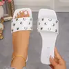 Comercio electrónico transfronterizo, chanclas de diseño nuevo 2026 para talla grande para mujer, sandalias de verano elegantes y únicas con un toque de alta gama