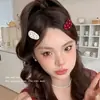 Estilo japonés y coreano, otoño e invierno, ondas simples, puntos, gotas de agua pequeñas, clip de pico de pato, flequillo simple que combina con todo, clip de borde, nicho, tocado exquisito