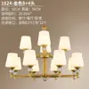 Luminária Simples Moderna para Sala de Estar, Luminária de Luxo Leve para Quarto, Iluminação de Duas Camadas Estilo Europeu para Sala de Jantar, Hotel, Villa, Lustre de Cristal Estilo Americano