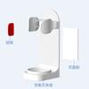 Soporte para cepillo de dientes eléctrico para adultos y niños, para pared, sin perforaciones, para almacenamiento en el inodoro