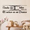 Adesivos de parede personalizados com slogan inspirador, simples e sofisticado, decoração de fundo de estúdio, sala de estar, adesivos autoadesivos