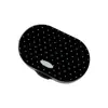 Estilo ins lunares estuche portátil para lentes de contacto estuche para lentes cosméticos con espejo caja de almacenamiento para cuidado caja pequeña doble