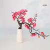Decoraciones de Escena Estilo Antiguo, Accesorios de Fotografía de Caligrafía, Artefactos de Jade, Montaje para Fotografía de Transmisiones en Vivo y Videos Cortos, Flores de Ciruelo
