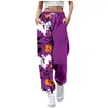 Pantalones casuales de retazos con estampado de animales, estilo europeo y americano, cordón, para mujer, corte holgado, tobillos cónicos, pantalones de chándal, disponibles en Amazon