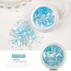 Manicure Transfronteiriça Glitter Assimétrico Ultrafino Pó Opala Joias de Manicure Atacado Caixa de Decoração de Unhas DIY