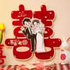 Adesivos Temáticos de Casamento para Decorar o Quarto de Casamento, Porta de Entrada, Porta do Quarto e Conjunto de Adesivos 3D