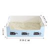 Pala Desechable para Arena de Gato, Caja de Arena para Gatos, Inodoro Temporal Plegable Portátil para Gatos, Tamaño Extra Grande, Adecuado para Viajes y Uso en Coche