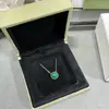 Collar Vajia de Cuentas Redondas de la Suerte para Mujer con Ágata Roja y Malaquita, Colgante Chapado en Oro Rosa de 18K con Zirconia Natural