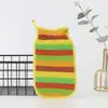 Toalla de baño nueva, engrosada, práctica, de doble cara, duradera, con rayas, para exfoliar y eliminar la suciedad, adecuada para adultos, hombres y mujeres, para uso doméstico