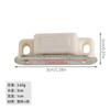 Jingmao Hardware Blanco Marrón Nuevo Gabinete de Estilo Chino con Succión para Puerta de Armario con Succión Táctil Magnética