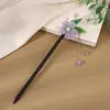 Grampo de Cabelo de Garça Voadora Estilo Antigo Grampo de Cabelo de Ébano Sintético Acessórios Hanfu Novo Estilo Chinês Grampo de Cabelo Cheongsam Joias Atacado para Mulheres