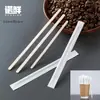 Palito Descartável para Mexer Café Espessado Embalagem Individual Comercial Cabo Longo Chá com Leite Bebida Quente Doméstico Leite em Pó Mel